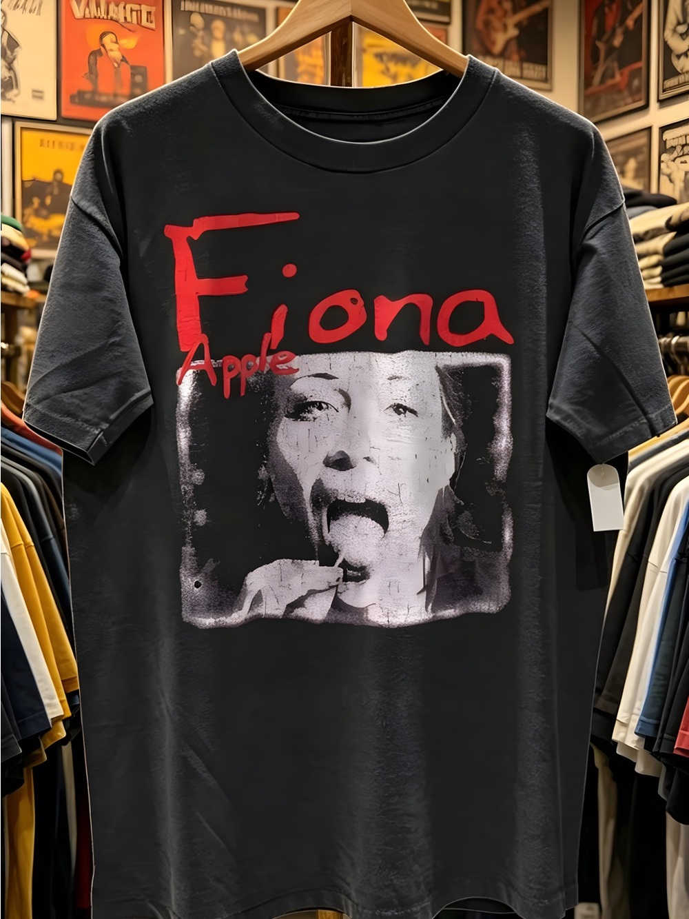 Sucker'S Prayer Fiona Apple - Washed T-Shirt Black
